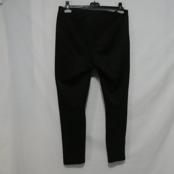 STUDIO POINT | 16.5 inch waist measured | Black Joggers | Faux Front Pockets - Picture 2 of 16